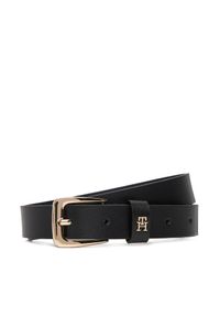 TOMMY HILFIGER - Pasek Damski Tommy Hilfiger. Kolor: czarny