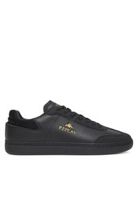 Replay - REPLAY Sneakersy GMSD7 .000.C0005L Czarny. Kolor: czarny. Materiał: skóra