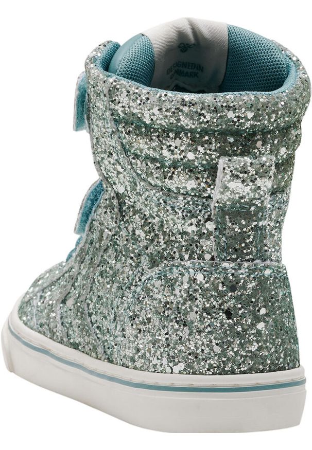 Sneakersy dziewczęce Hummel Slimmer Stadil Glitter. Okazja: na co dzień. Kolor: wielokolorowy, niebieski, turkusowy