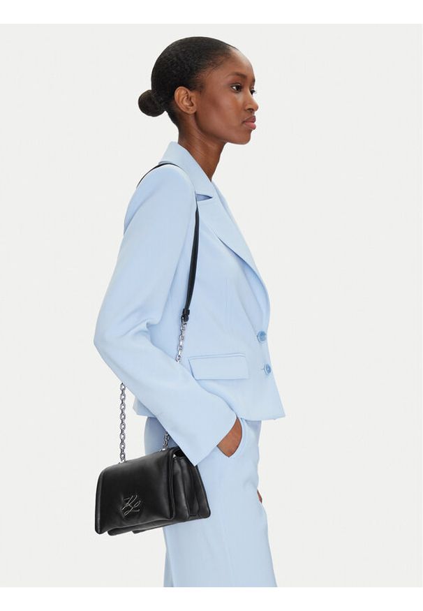Karl Lagerfeld - KARL LAGERFELD Torebka A1W30175 Czarny. Kolor: czarny. Materiał: skórzane