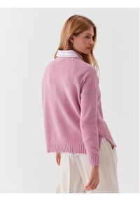 Weekend Max Mara Sweter Maremar 23536613 Różowy Regular Fit. Kolor: różowy. Materiał: bawełna, syntetyk #2