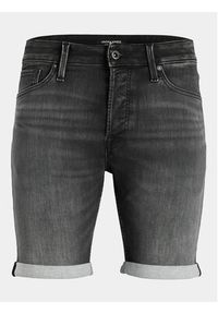 Jack & Jones - Jack&Jones Szorty jeansowe Rick 12252246 Szary Regular Fit. Kolor: szary. Materiał: bawełna