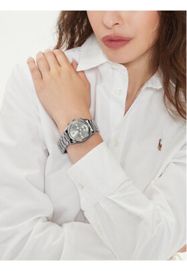 U.S. Polo Assn. Zegarek Amelie USP8319ST Srebrny. Kolor: srebrny