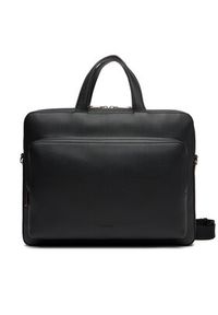 Calvin Klein Torba na laptopa Micro Pebble Slim Briefcase 36 LV04D3012G Czarny. Kolor: czarny. Materiał: skóra #5