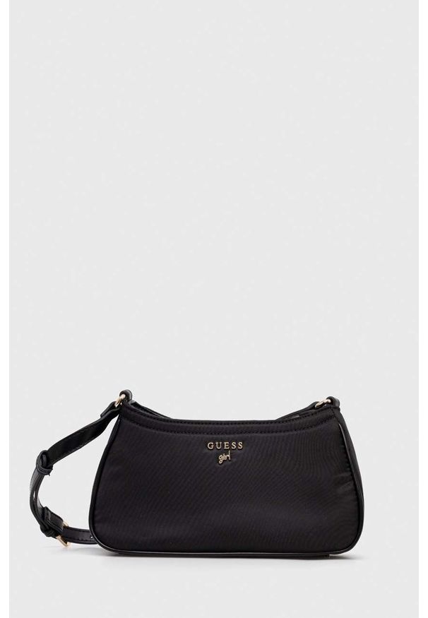Guess torebka Girl kolor czarny. Kolor: czarny. Rodzaj torebki: na ramię