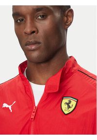 Puma Kurtka przejściowa Ferrari Race T7 630215 Czerwony Regular Fit. Kolor: czerwony. Materiał: syntetyk #4