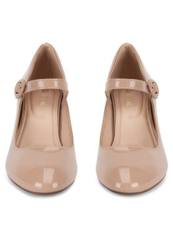 Clara Barson Czółenka LH24012-1 Beżowy. Kolor: beżowy. Materiał: syntetyk