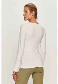 only - Only - Longsleeve. Kolor: biały. Materiał: dzianina. Długość rękawa: długi rękaw #2