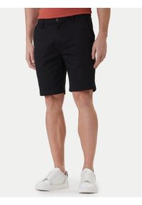 Calvin Klein Szorty materiałowe LV04LF601G Czarny Regular Fit. Kolor: czarny. Materiał: bawełna #1