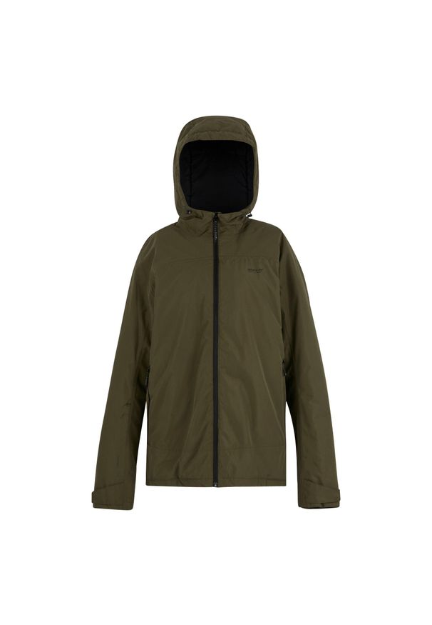 Regatta - Męska Wodoodporna Kurtka Ocieplana Caspen. Kolor: zielony. Sezon: jesień. Sport: turystyka piesza