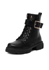 DeeZee Trzewiki HX21050-16 Czarny. Kolor: czarny. Materiał: syntetyk, materiał #3
