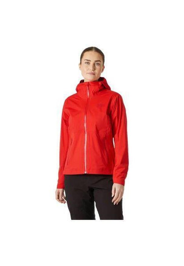 Kurtka przeciwdeszczowa damska Helly Hansen Momentum 3L Stretch Jacket. Kolor: czerwony. Sport: turystyka piesza