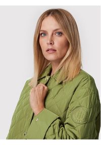 TOMMY HILFIGER - Tommy Hilfiger Kurtka przejściowa Quilted Sorona WW0WW35551 Zielony Relaxed Fit. Kolor: zielony. Materiał: syntetyk