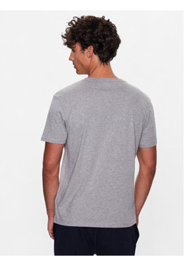 TOMMY HILFIGER - Tommy Hilfiger T-Shirt UM0UM02916 Szary Regular Fit. Kolor: szary. Materiał: bawełna