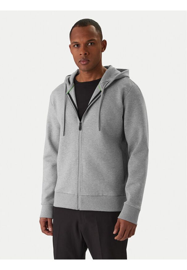 BOSS Bluza Saggy 50555495 Szary Regular Fit. Kolor: szary. Materiał: bawełna