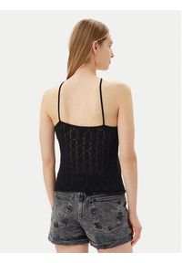only - ONLY Top Noella 15352137 Czarny Regular Fit. Kolor: czarny. Materiał: syntetyk #8