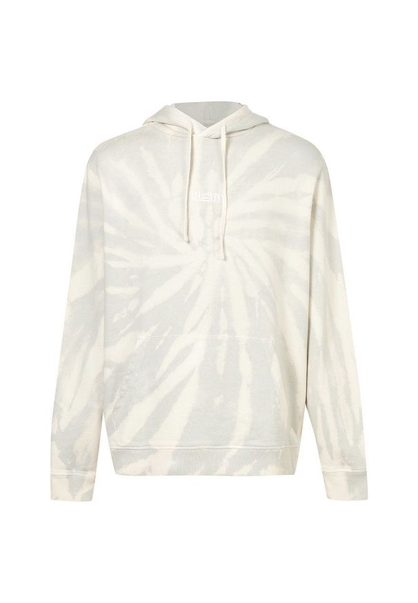 AllSaints bluza bawełniana męska z kapturem wzorzysta. Typ kołnierza: kaptur. Materiał: bawełna
