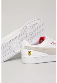 Puma - Buty Ferrari Race Court Legend. Zapięcie: sznurówki. Kolor: biały. Materiał: syntetyk, materiał, skóra ekologiczna, guma. Szerokość cholewki: normalna #5