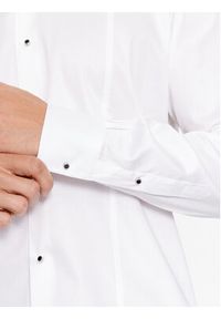 Karl Lagerfeld - KARL LAGERFELD Koszula 605036 534602 Biały Modern Fit. Typ kołnierza: dekolt w karo. Kolor: biały. Materiał: bawełna #4