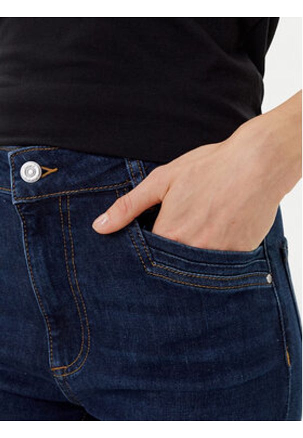 BOSS Jeansy State 2.0 50542555 Granatowy Slim Fit. Kolor: niebieski