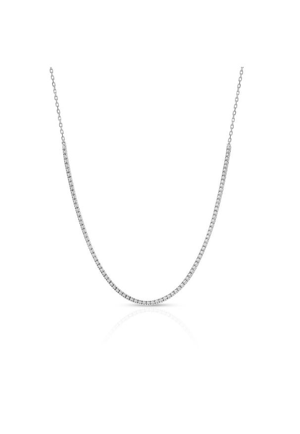 W.KRUK Unikalny Naszyjnik - złoto 585, Brylant 0,25ct - ZFT/NB+107B. Materiał: złote. Kolor: złoty. Wzór: aplikacja. Kamień szlachetny: brylant