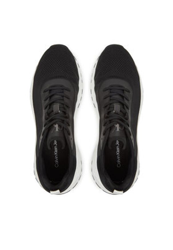 Calvin Klein Jeans Sneakersy Hike Runner Tech Knit YM0YM01284 Czarny. Kolor: czarny. Materiał: materiał