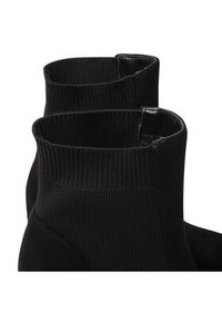 DeeZee Botki WYL2299-10 Czarny. Kolor: czarny. Materiał: materiał #7