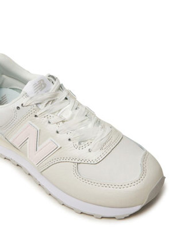 New Balance Sneakersy WL574FJ2 Beżowy. Kolor: beżowy. Materiał: skóra. Model: New Balance 574