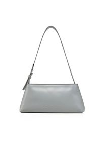 Calvin Klein Torebka Embossed Logo Shoulder Bag K60K612550 Szary. Kolor: szary. Materiał: skórzane