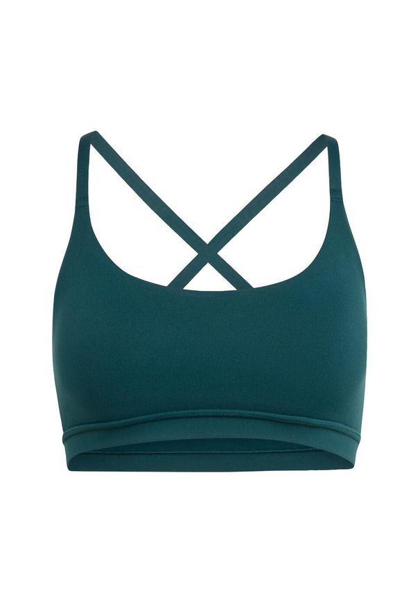 Adidas - Biustonosz adidas All Me Light Support. Kolor: zielony