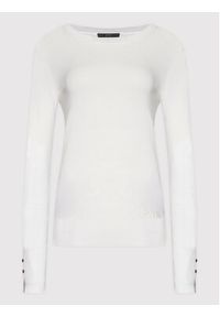 Guess Sweter Elinor W2YR30 Z2V62 Biały Regular Fit. Kolor: biały. Materiał: wiskoza #2
