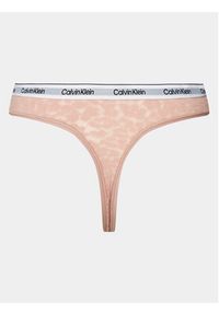 Calvin Klein Underwear Stringi 000QD5051E Różowy. Kolor: różowy. Materiał: syntetyk #3
