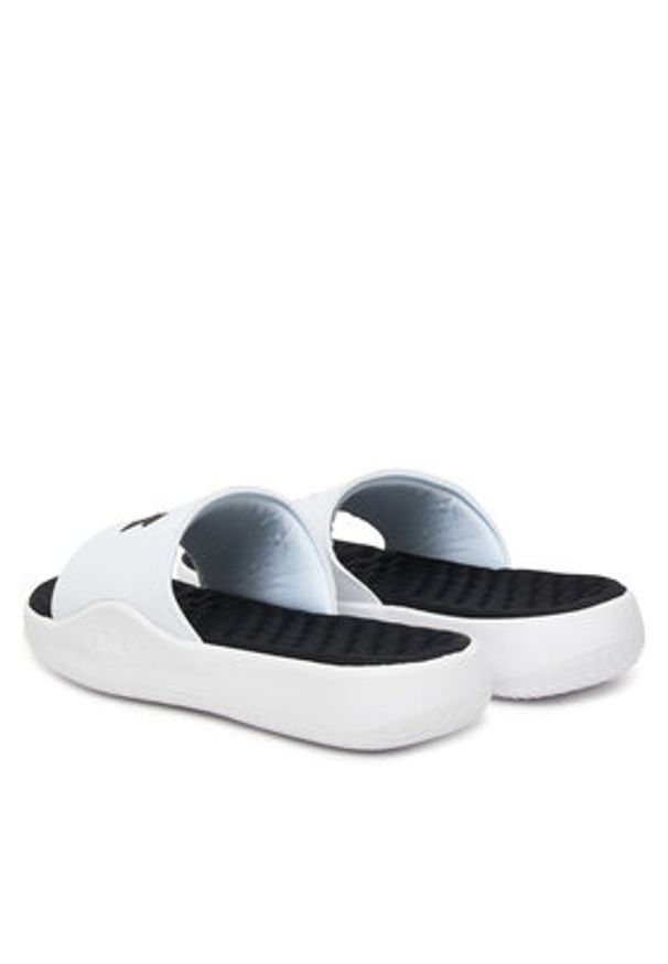 Under Armour Klapki UA Ignite Pro 8 Fix 6010383 Biały. Kolor: biały. Materiał: skóra