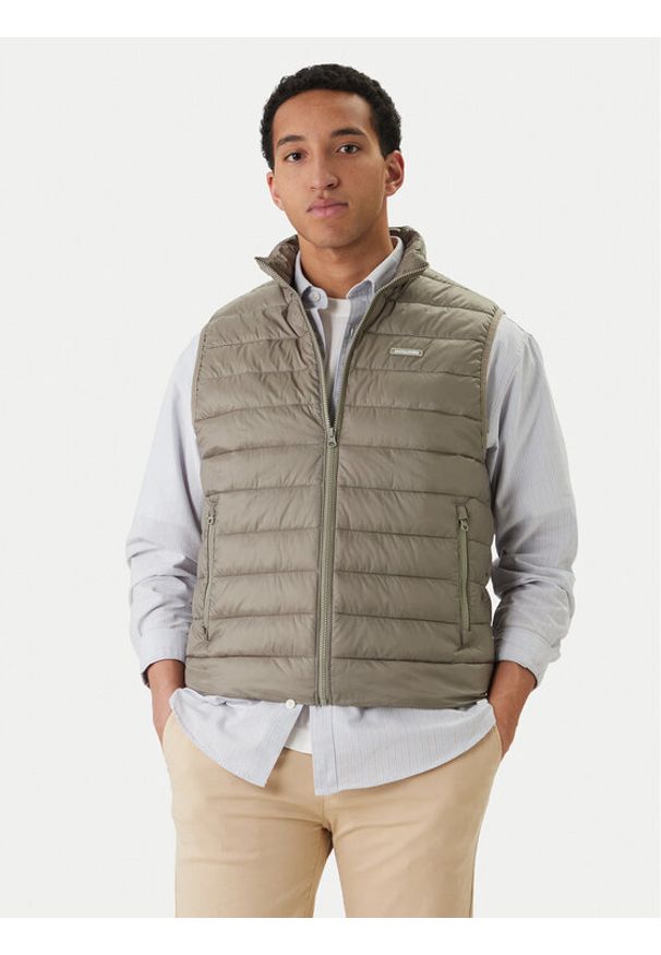 Jack & Jones Kamizelka Louis 12288921 Zielony Regular Fit. Kolor: zielony. Materiał: syntetyk