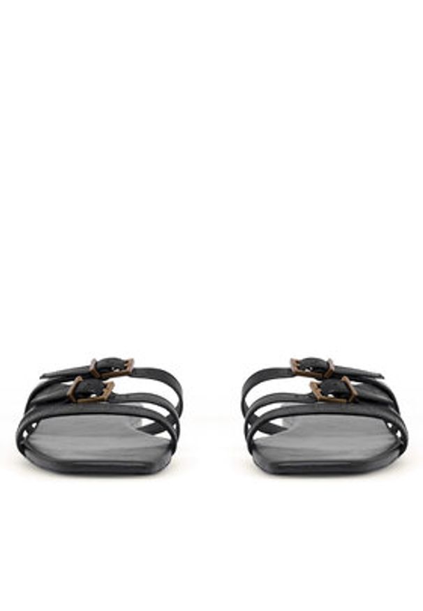 Gino Rossi Klapki FORES-111644 Czarny. Kolor: czarny. Materiał: skóra