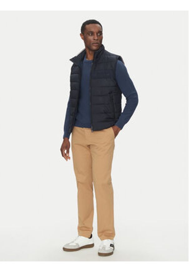 BOSS Kamizelka H-Cenito 50518375 Granatowy Regular Fit. Kolor: niebieski. Materiał: syntetyk