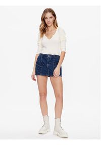 BDG Urban Outfitters Spódnica mini BDG Y2K DENIM SKIRT VINT 76471887 Granatowy Feminine Fit. Kolor: niebieski. Materiał: bawełna