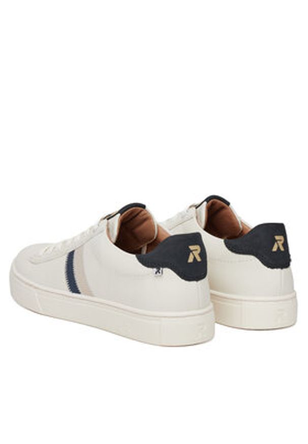 Rieker Revolution Lifestyle Sneakersy U0705-80 Biały. Kolor: biały. Materiał: skóra