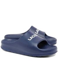 Plaskanie męskie Lacoste Serve Slide 2.0 224 Cma. Kolor: niebieski. Materiał: materiał, syntetyk. Sport: pływanie #1