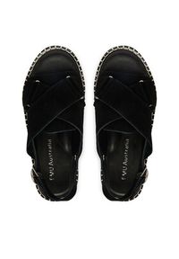 EMU Australia Sandały Morna W13284 Czarny. Kolor: czarny. Materiał: materiał #2