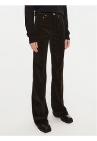 AMI PARIS - AMI Paris Spodnie materiałowe FTR420.CO0089 Brązowy Flare Fit. Kolor: brązowy. Materiał: bawełna