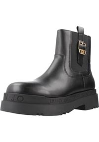 Liu Jo - LIU-JO LOVE 63 Czarny. Kolor: czarny. Materiał: tkanina, skóra. Styl: sportowy