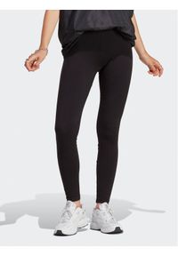 Adidas - adidas Legginsy Adicolor Essentials Leggings IA6446 Czarny Slim Fit. Kolor: czarny. Materiał: bawełna
