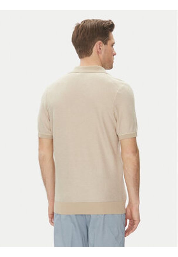 BOSS Polo H-Jianluca 50537654 Biały Regular Fit. Typ kołnierza: polo. Kolor: biały. Materiał: bawełna, lyocell