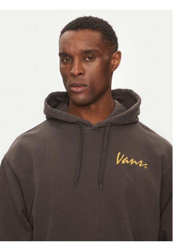Vans Bluza VN000NU1BLK1 Szary Regular Fit. Kolor: szary. Materiał: bawełna
