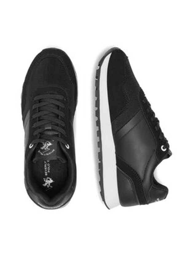 Beverly Hills Polo Club Sneakersy SK-08031 Czarny. Kolor: czarny. Materiał: materiał