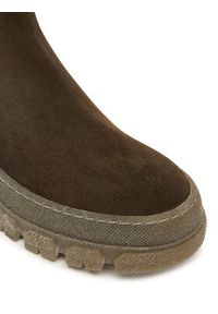 Weekend Max Mara Sztyblety 2525796035600 Brązowy. Kolor: brązowy. Materiał: zamsz, skóra #6