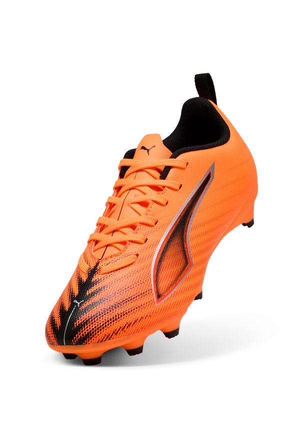 Puma - Korki PUMA ULTRA 6 PLAY FG/AG Jr Heat Fire. Materiał: skóra. Sport: piłka nożna