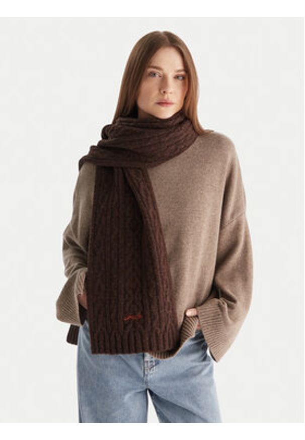 Coach Szalik CCL89 Brązowy. Kolor: brązowy. Materiał: poliester