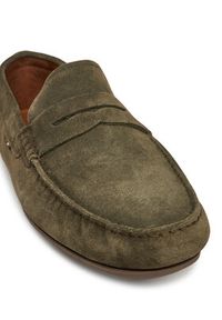 TOMMY HILFIGER - Tommy Hilfiger Mokasyny Casual Hilfiger Suede Driver FM0FM04998 Zielony. Okazja: na co dzień. Kolor: zielony. Materiał: zamsz, skóra. Styl: casual #2